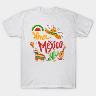 I Love Mexico Cinco De Mayo Gift For Men Women T-Shirt